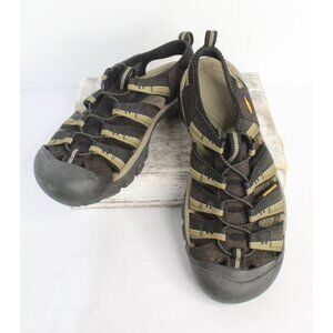 Keen Newport H2 Black Brown Sandals Women's 10 Waterproof Hiking Trail Water